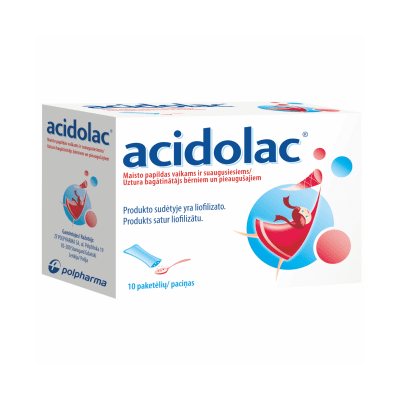 ACIDOLAC milteliai N10, 3 g