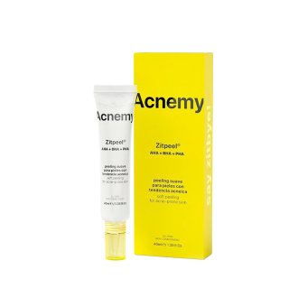 ACNEMY švelnus pylingas į aknę linkusiai odai ZITPEEL, 40 ml