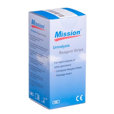 ACON MISSION KET 1KE, diagnostinės juostelės ketonams, 100 vnt