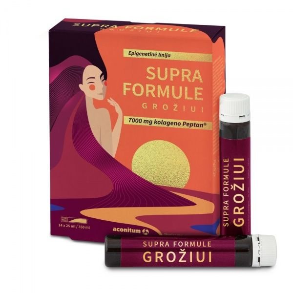 ACONITUM maisto papildas SUPRA FORMULE GROŽIUI, x 25 ml, 14 vnt
