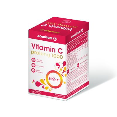 Aconitum paketėliai Vitamin C prolong 1000, N14