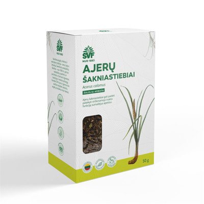ACORUS, AJERŲ ŠAKNIASTIEBIAI, žolelių arbata, 50 g