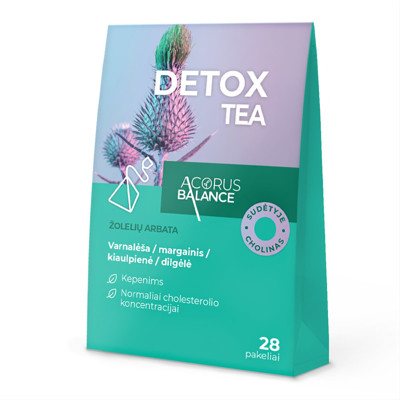 ACORUS BALANCE DETOX TEA, vaistažolių arbata, N28, 2 g