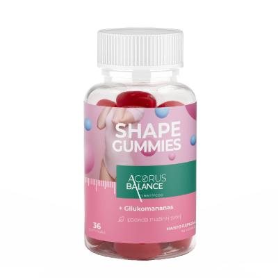 ACORUS BALANCE guminukai svorio kontrolei SHAPE GUMMIES N36