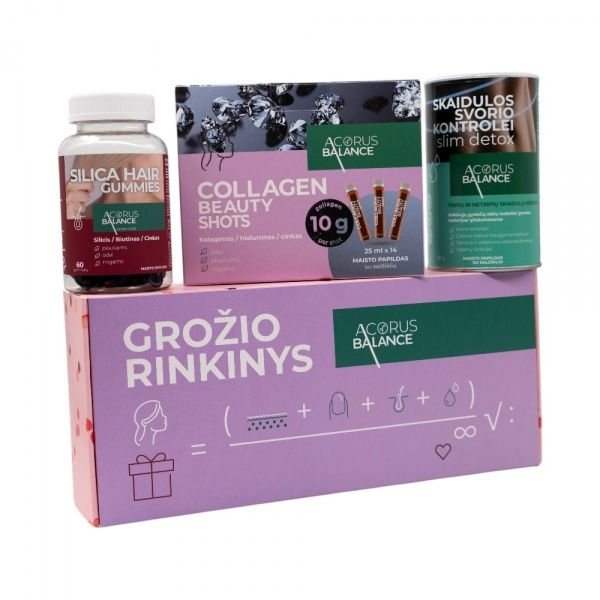 ACORUS BALANCE maisto papildai GROŽIO RINKINYS, 1 vnt