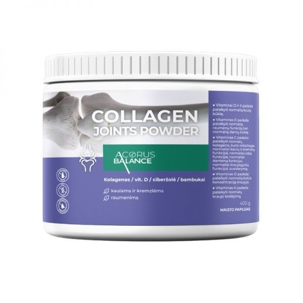 ACORUS BALANCE maisto papildas kolagenas sąnariams COLLAGEN JOINTS POWDER, 400 g