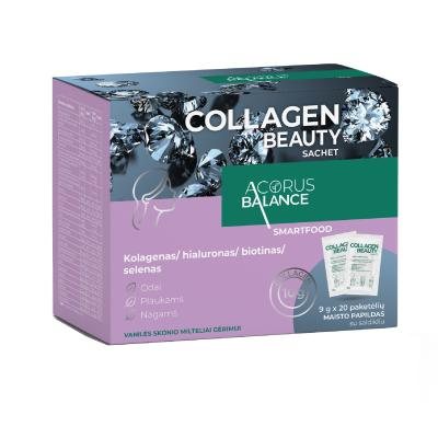 ACORUS BALANCE milteliai COLLAGEN BEAUTY SACHETS, N20, 9 g