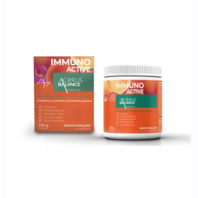 ACORUS BALANCE milteliai IMMUNO ACTIVE, 200 g