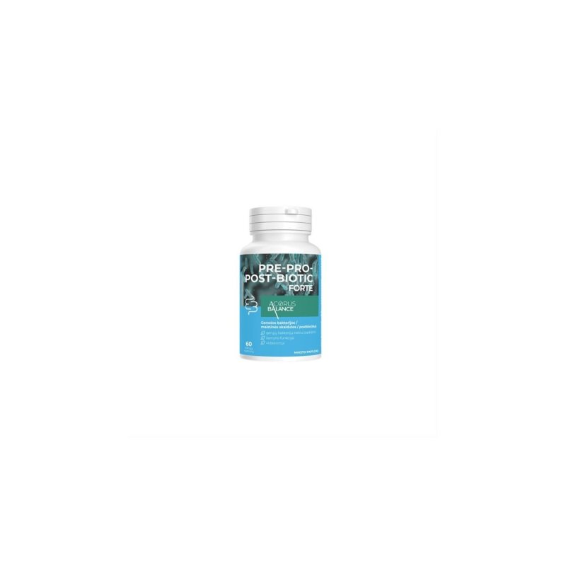Acorus Balance Pre-Pro-Post-Biotic FORTE gerosios bakterijos kaps. N60
