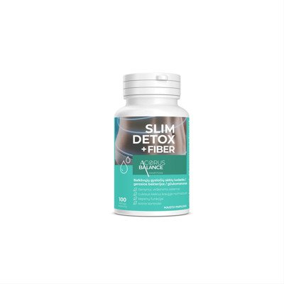 ACORUS BALANCE SLIM DETOX FIBER, kapsulės, N100