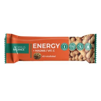 ACORUS BALANCE užkandis energijai su magniu ir vit. C ENERGY, 5 vnt