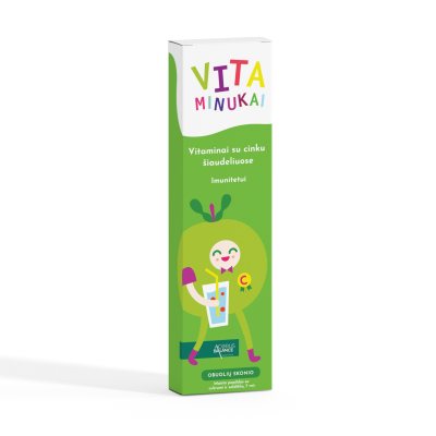 ACORUS BALANCE vitaminai su cinku, obuolių skonio VITAMINUKAI x 7, 6 g