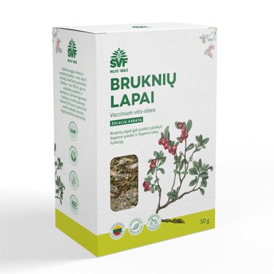 ACORUS, BRUKNIŲ LAPAI, žolelių arbata, 50 g
