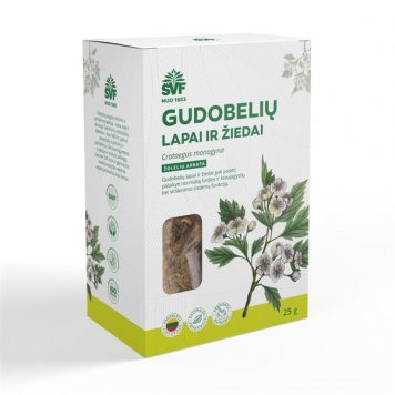 ACORUS Gudobelių žiedai ir lapai arbata, 25 g