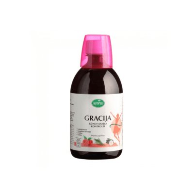 ACORUS koncentruotas gėrimas kūno svorio kontrolei GRACIJA, 500 ml