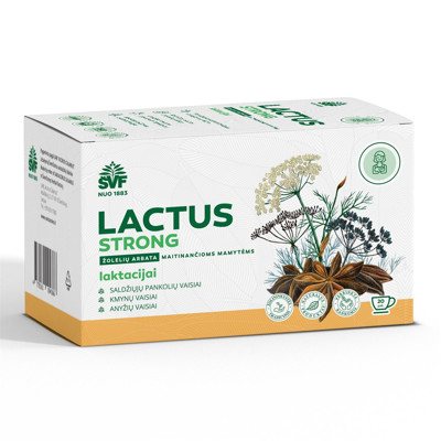 ACORUS LACTUS STRONG, žolelių arbata, 20 vnt., 1.5 g