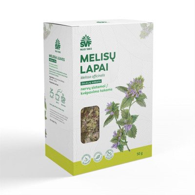 ACORUS, MELISŲ LAPAI, žolelių arbata, 50 g