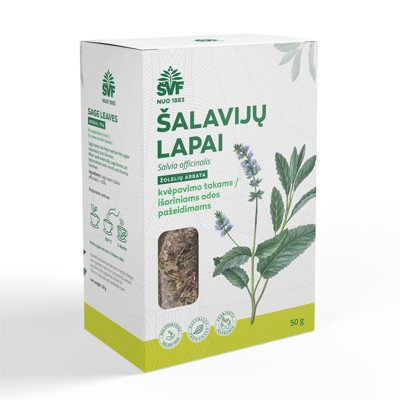 ACORUS, ŠALAVIJŲ LAPAI, žolelių arbata, 50 g