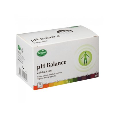 ACORUS žolelių arbata pH BALANCE, N20, 2 g