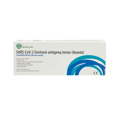 ACRO greitasis COVID-19 antigenų testas iš nosies landų N1