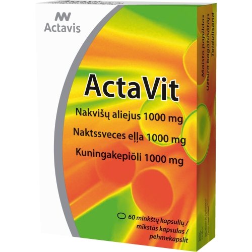 ActaVit Nakvišų al.1000mg caps. N60
