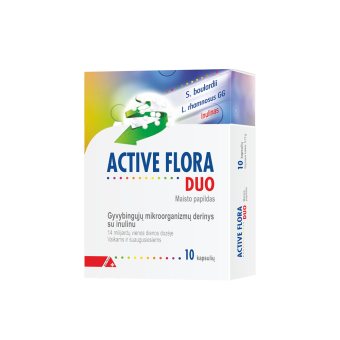 ACTIVE FLORA DUO, 10 kapsulių