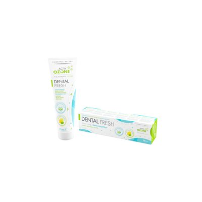 ACTIVOZONE DANTŲ PASTA SU AUGALŲ EKSTRAKTAIS IR OZONUOTAIS ALIEJAIS, 75 ml