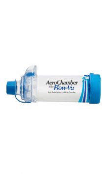 AEROCHAMBER plus Flow-Vu (suaug.) be kaukės N1