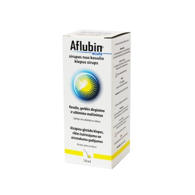 AFLUBIN ACUTE sirupas nuo kosulio, 150 ml