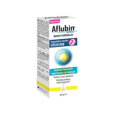 Aflubin Express nosies purškalas, 20 ml