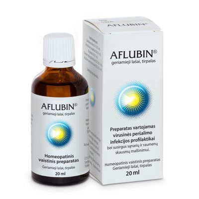 AFLUBIN, geriamieji lašai, tirpalas, 20 ml