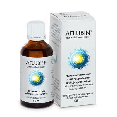 AFLUBIN, geriamieji lašai, tirpalas, 50 ml