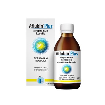 AFLUBIN PLUS sirupas nuo kosulio, nuo ., 175 ml, 3 m