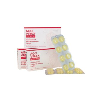 AGOVIRAX ANTIVIRUS, 16 kietų pastilių