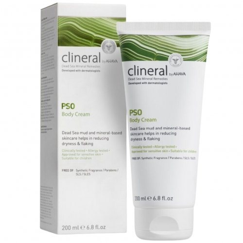 AHAVA CLINERAL PSO KŪNO KREMAS, 200 ml