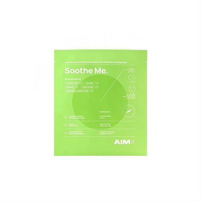 AIMX SOOTHE ME, Greito poveikio raminanti veido kaukė su peptidais