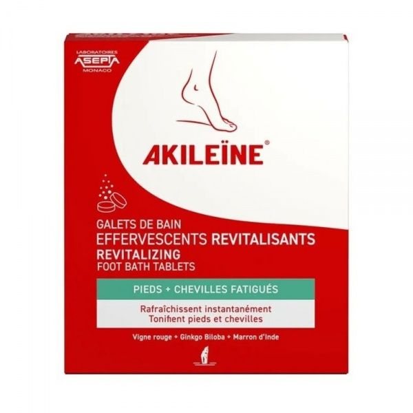 AKILEINE tabletės pėdų vonelei, 6 vnt