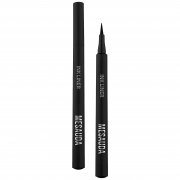 Akių kontūro pravedimas MESAUDA MILANO INK LINER, Midnight Black, 1.2 ml