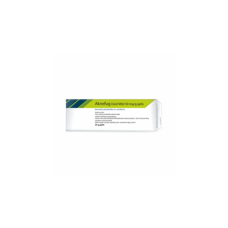 AKNEFUG OXID MILD 50mg/g gelis N1 (lyg.imp. NIR), 25 g