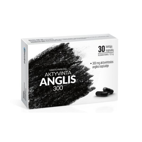 AKTYVINTA ANGLIS maisto papildas 300 mg, 30 kietųjų kaps.