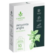 Aktyvinta anglis su pipirmėčių ekstraktu, GAMTOS NAMAI, 10 kaps.