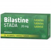 Alergijai BILASTINE STADA 20mg, 10 tab.