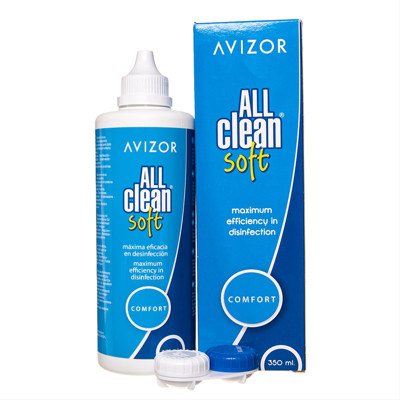 ALL CLEAN SOFT, kontaktinių lęšių skystis, 350 ml