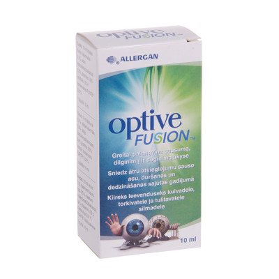 ALLERGAN OPTIVE FUSION, lašai akims, 10 ml
