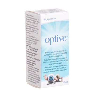 ALLERGAN OPTIVE, lašai akims, 10 ml