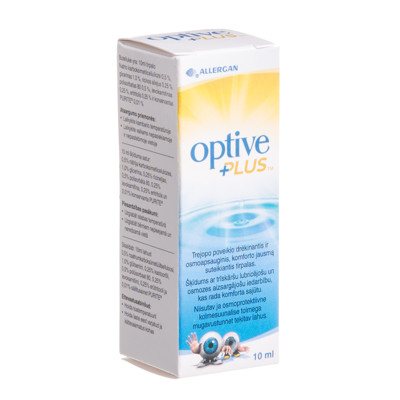 ALLERGAN OPTIVE PLUS, lašai akims, 10 ml