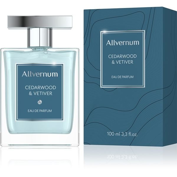ALLVERNUM kvepalai vyrams EAU DE PARFUME CEDARWOOD & VETIVER, 100 ml