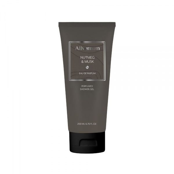 ALLVERNUM parfumuotas dušo gelis NUTMEG & MUSK, 200 ml