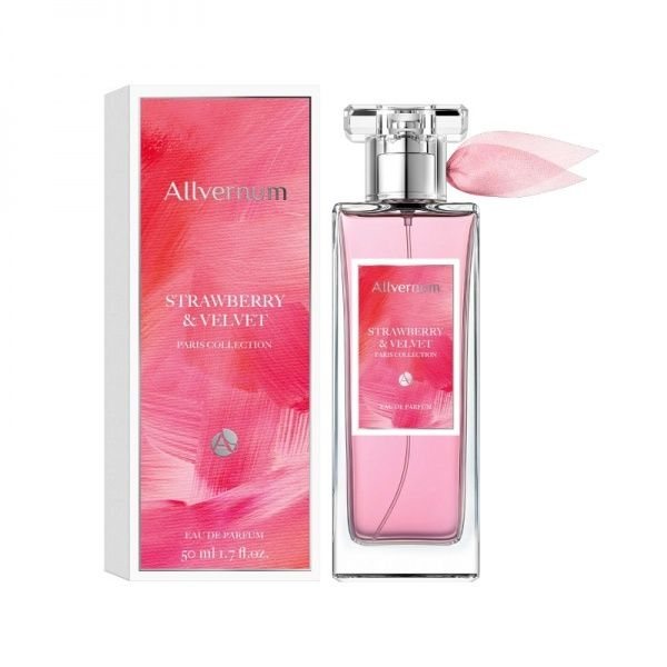 ALLVERNUM parfumuotas vanduo moterims STRAWBERRY & VELVET, 50 ml