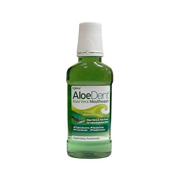 ALOE DENT burnos skalavimo skystis ALOE VERA & TEA TREE, 250 ml
